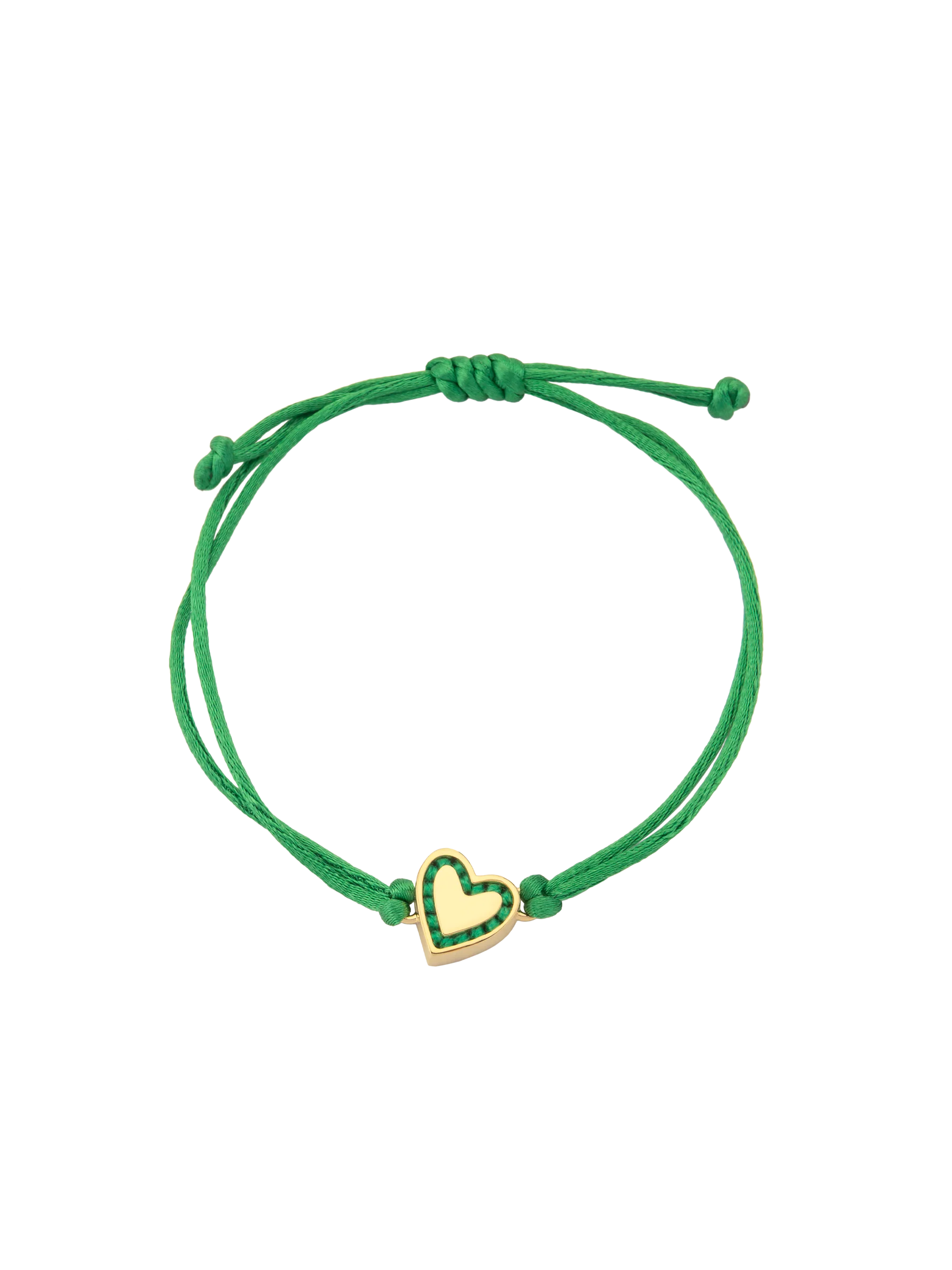 Agape Heart Cord Bracelet